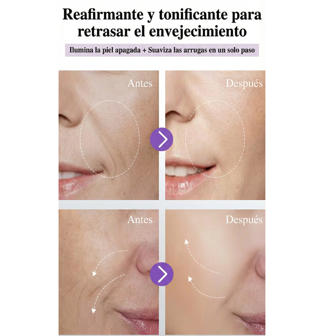 Suero de rejuvenecimiento bakuchiol para arrugas, reafirmante.